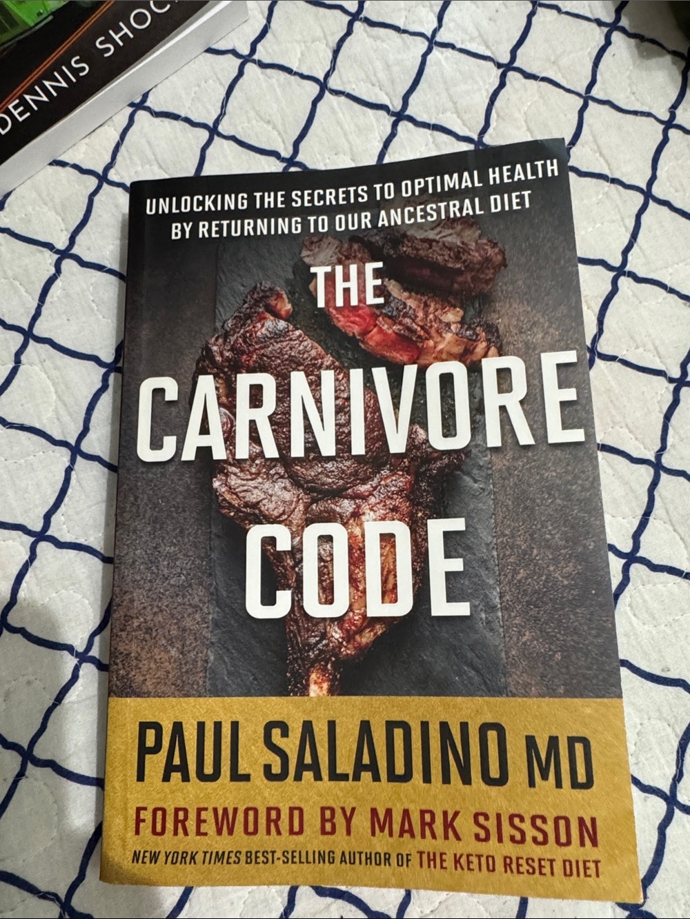 The Carnivore Code by Paul Saladino MD - Black & Brown Cover